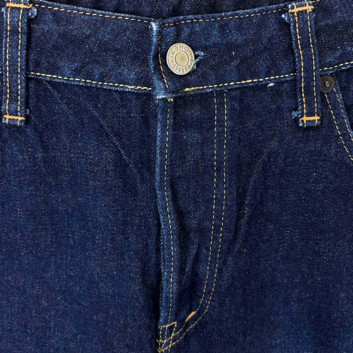 【中古】HRM ハリウッドランチマーケット デニム パンツ ボトムス ジーパン ジーンズ ストレート 34 濃紺 メンズ_画像2