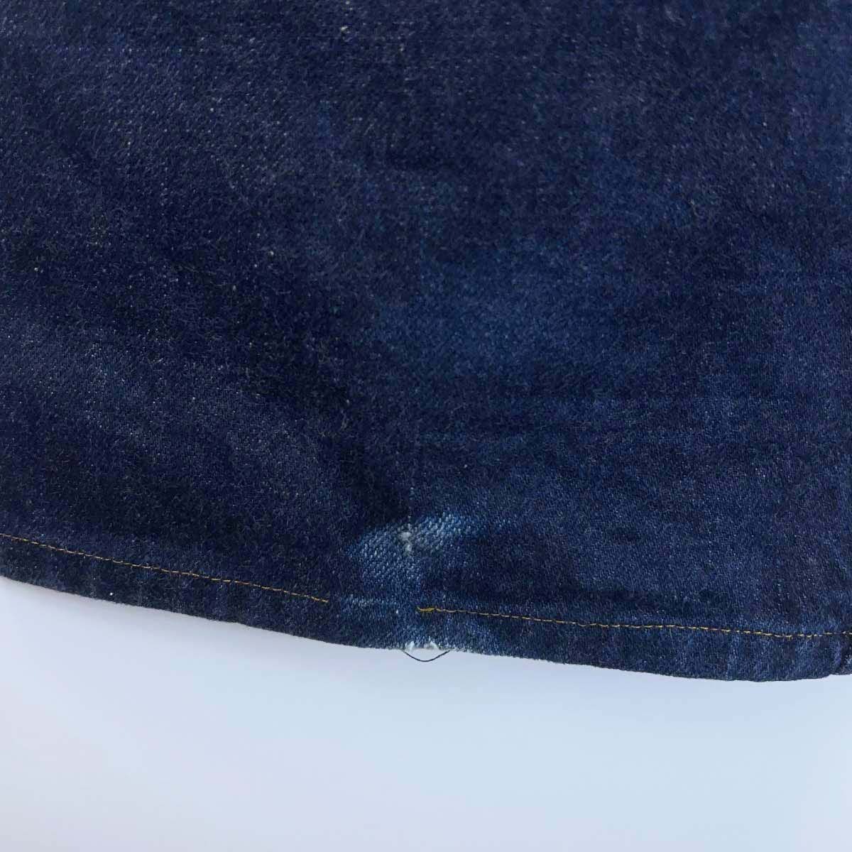 【中古】HRM ハリウッドランチマーケット デニム パンツ ボトムス ジーパン ジーンズ ストレート 34 濃紺 メンズ_画像8