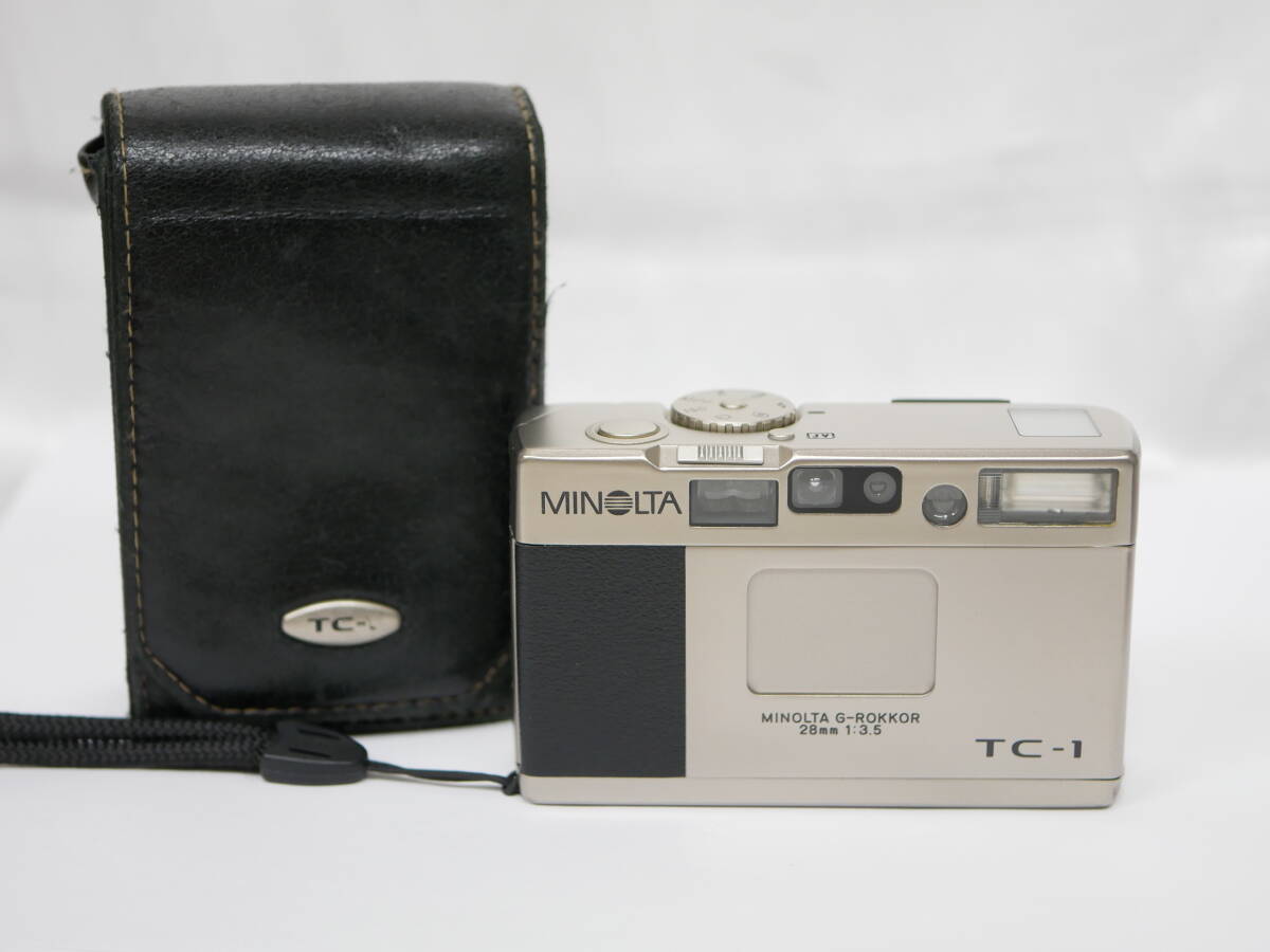 #8797 Minolta TC-1 G-rokkor 28mm F3.5 ミノルタ コンパクトフィルムカメラ_画像1