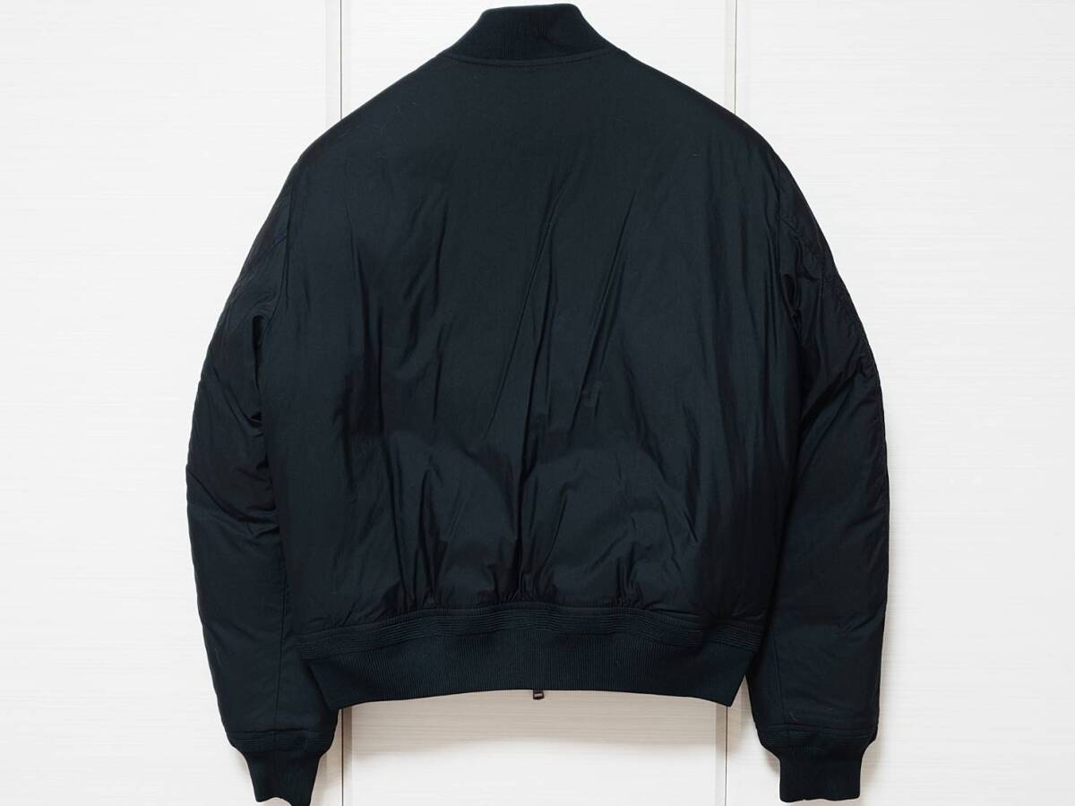 ★新品同様 国内正規品 モンクレール GRANVILLE リバーシブル MA-1 ダウンジャケット Wジップ 黒 サイズ2 （L）★_画像6
