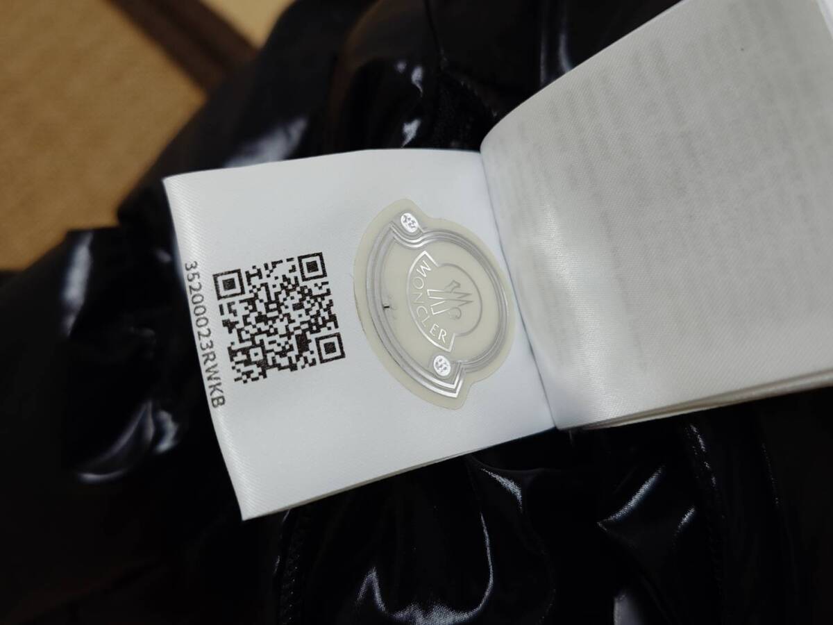 ★新品同様 国内正規品 モンクレール GRANVILLE リバーシブル MA-1 ダウンジャケット Wジップ 黒 サイズ2 （L）★_画像9