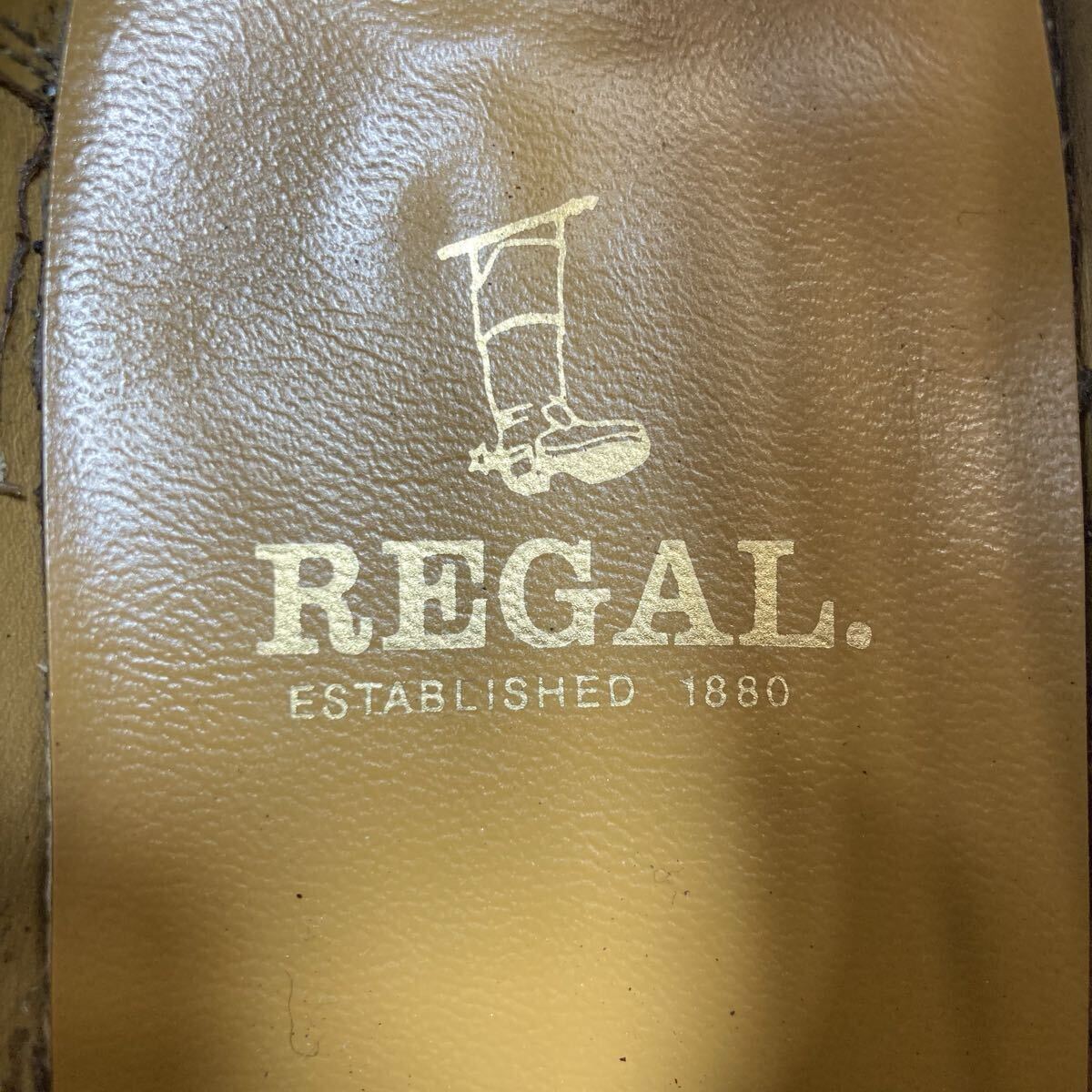 64-84 REGAL 25.5cm 2504 ビジネスシューズ レザーシューズ リーガル ブラック_画像7