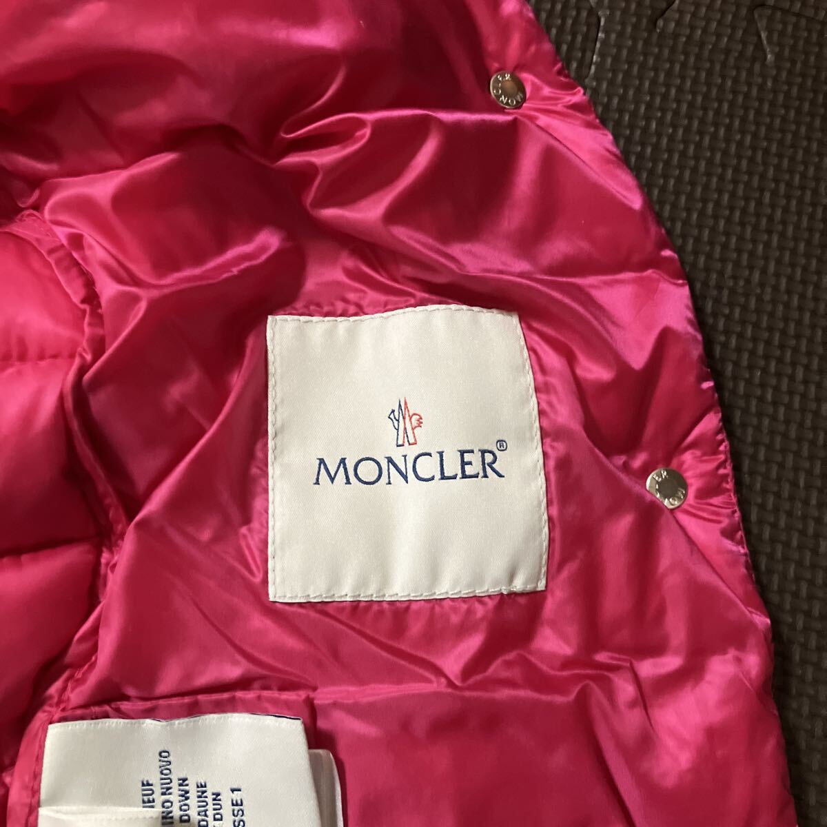 MONCLER ダウンベスト ピンク_画像4