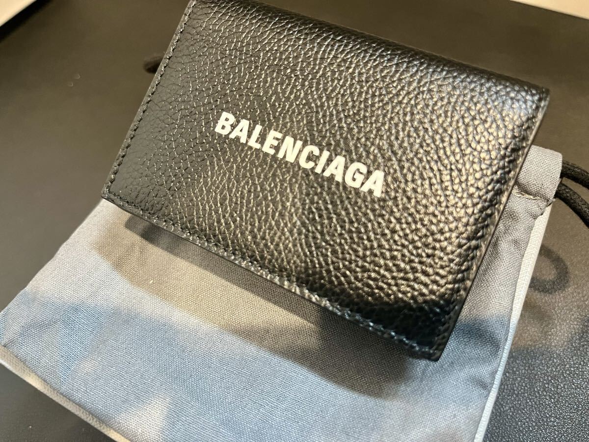 【未使用】BALENCIAGA ／バレンシアガ／三つ折りミニウォレット_画像6