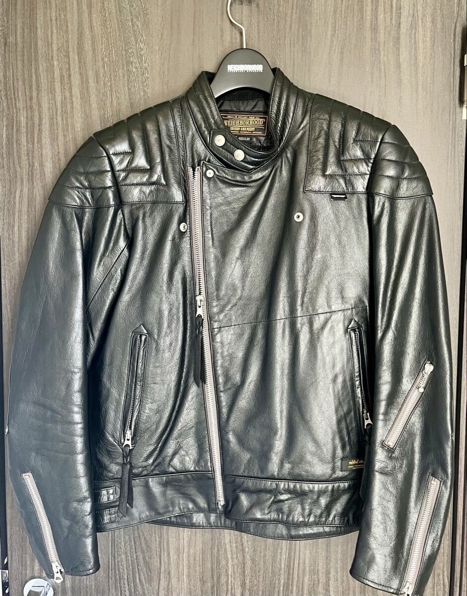 NEIGHBORHOOD/ネイバーフッド/レザーライダースジャケット/Sサイズ _画像1