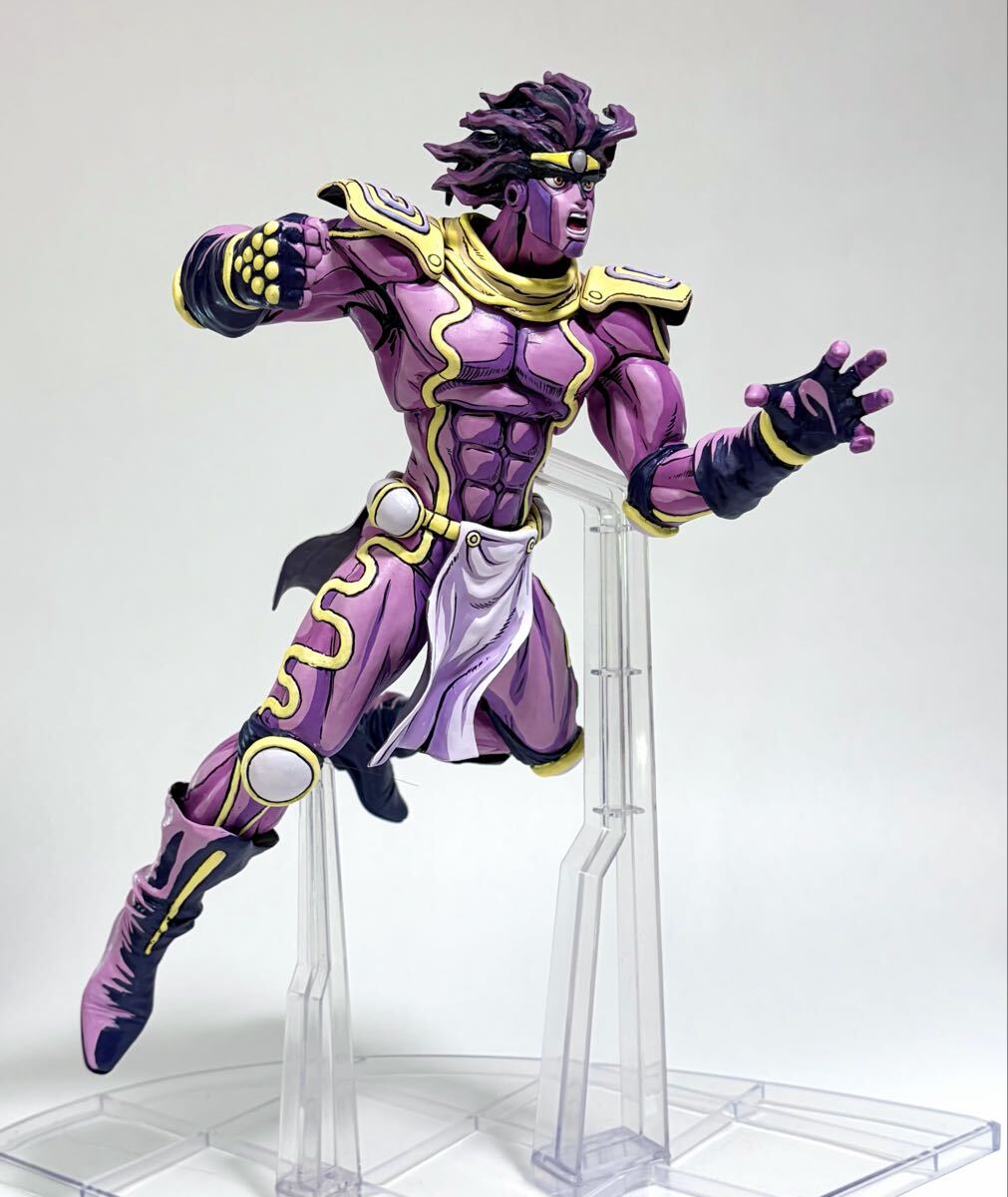 ジョジョの奇妙な冒険 スターダストクルセイダース 一番くじ B賞 スタープラチナ MASTERLISE リペイント 二次元塗装 箱有 空条承太郎_画像3