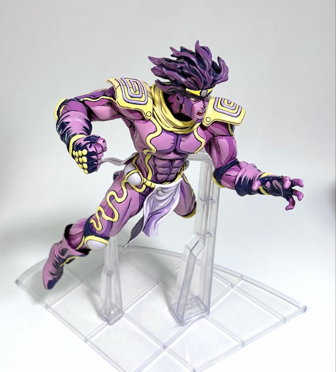 ジョジョの奇妙な冒険 スターダストクルセイダース 一番くじ B賞 スタープラチナ MASTERLISE リペイント 二次元塗装 箱有 空条承太郎_画像8