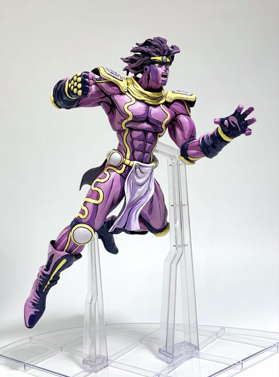 ジョジョの奇妙な冒険 スターダストクルセイダース 一番くじ B賞 スタープラチナ MASTERLISE リペイント 二次元塗装 箱有 空条承太郎_画像4