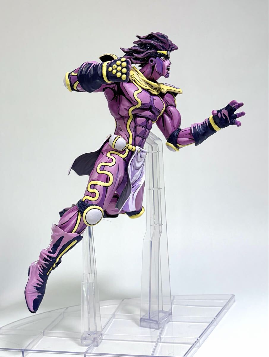ジョジョの奇妙な冒険 スターダストクルセイダース 一番くじ B賞 スタープラチナ MASTERLISE リペイント 二次元塗装 箱有 空条承太郎_画像7