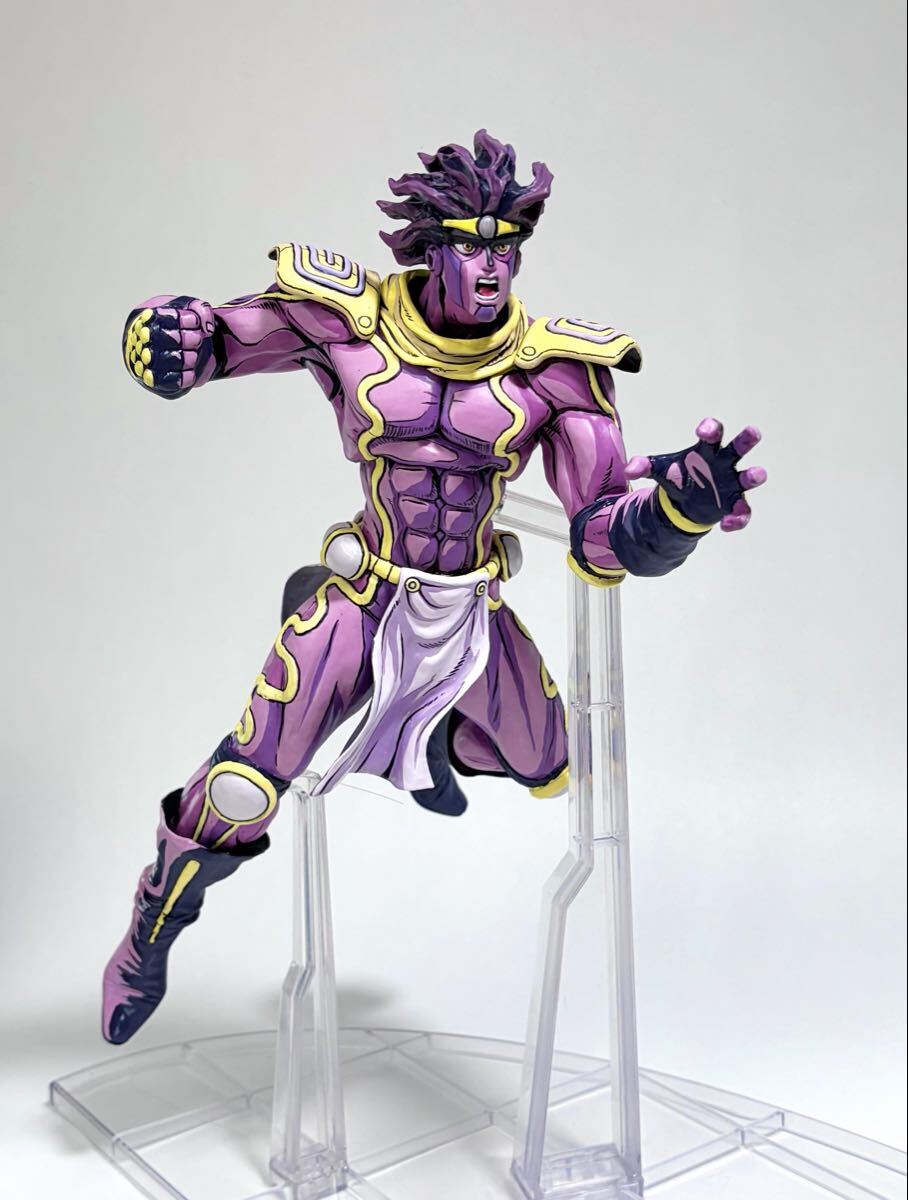 ジョジョの奇妙な冒険 スターダストクルセイダース 一番くじ B賞 スタープラチナ MASTERLISE リペイント 二次元塗装 箱有 空条承太郎_画像6