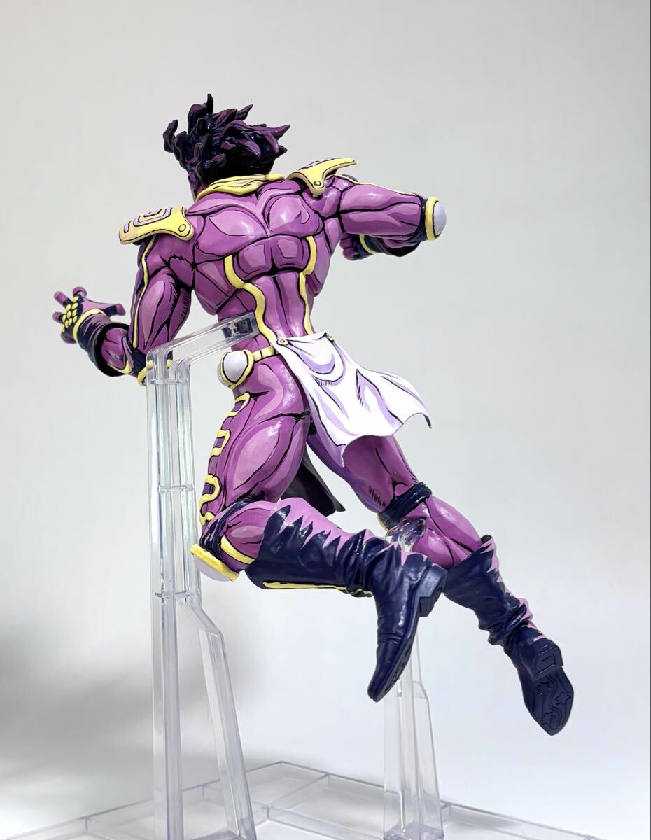 ジョジョの奇妙な冒険 スターダストクルセイダース 一番くじ B賞 スタープラチナ MASTERLISE リペイント 二次元塗装 箱有 空条承太郎_画像9
