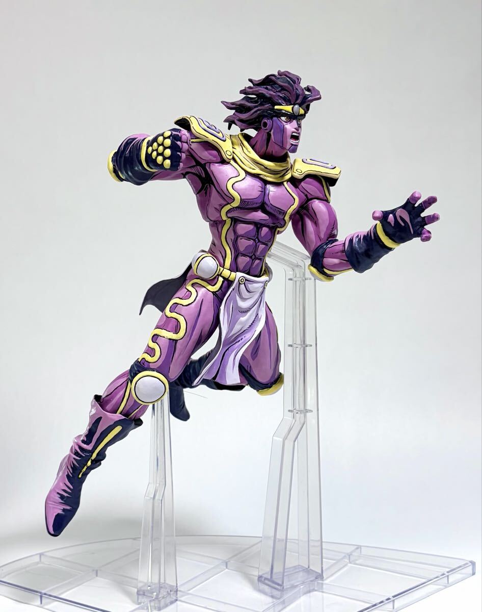 ジョジョの奇妙な冒険 スターダストクルセイダース 一番くじ B賞 スタープラチナ MASTERLISE リペイント 二次元塗装 箱有 空条承太郎_画像5