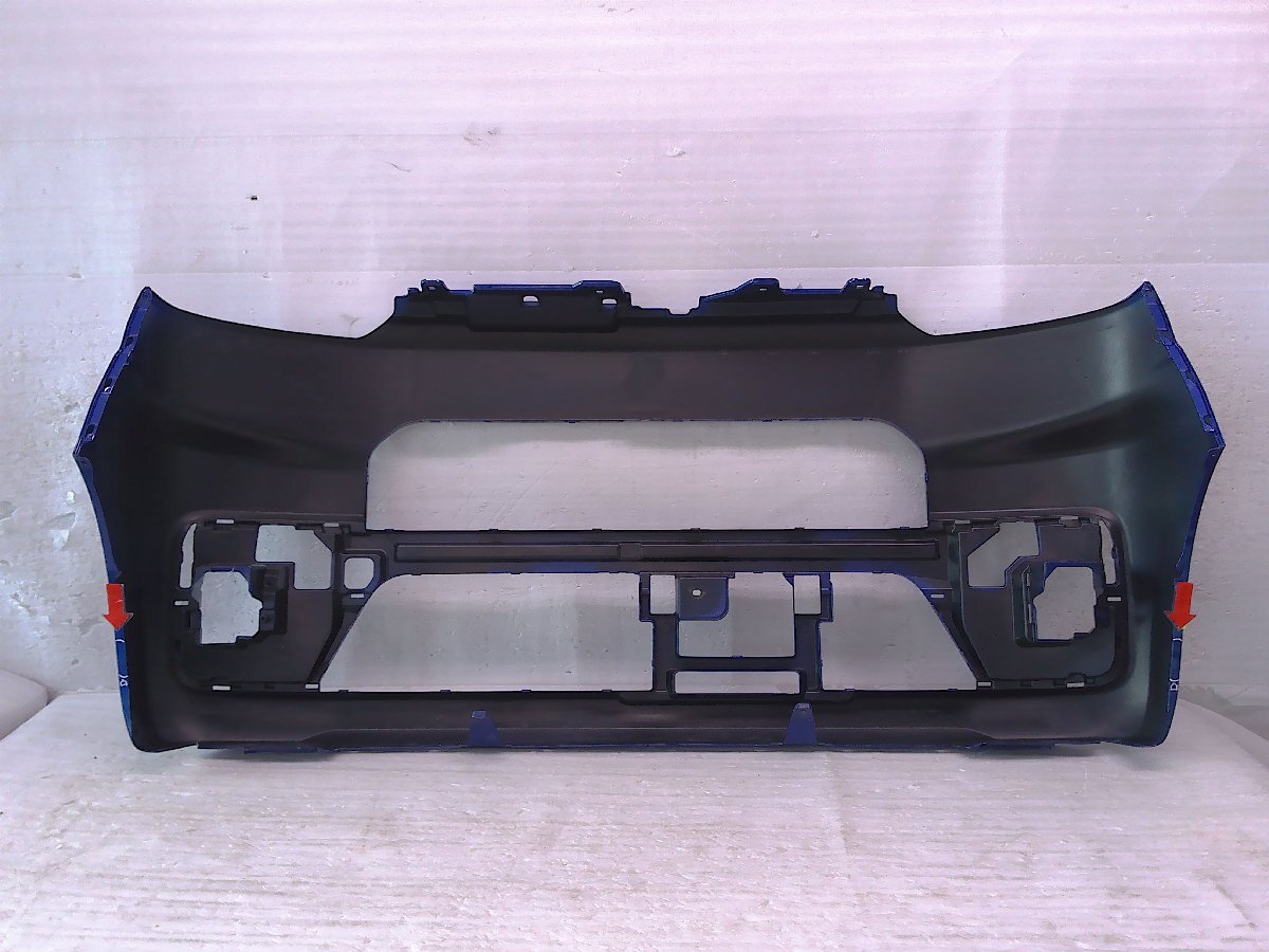 ウェイク LA700S/LA710S フロントバンパー ブルー/52119-B2B40 中古品[H920-BF5398]_画像9