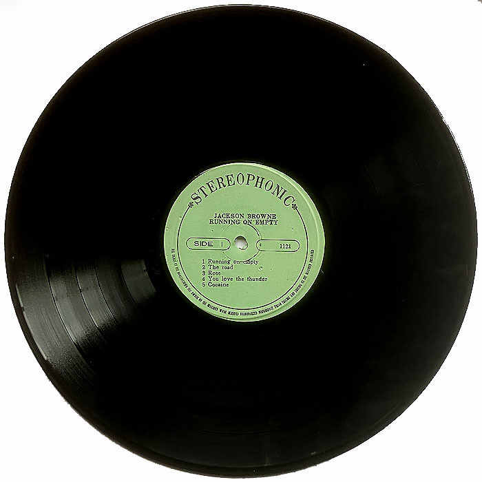 Ψ新世紀アンチック堂ΨウエストコーストSOUNDも台無し!? ジャクソン・ブラウン韓国LP盤『RUNNING ON EMPTY』(1977)★何でこんなジャケット_画像3