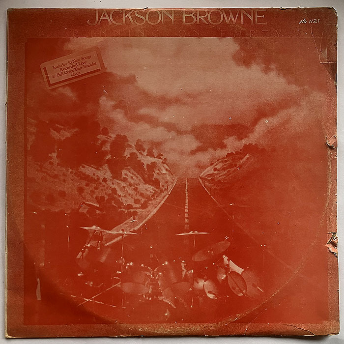 Ψ新世紀アンチック堂ΨウエストコーストSOUNDも台無し!? ジャクソン・ブラウン韓国LP盤『RUNNING ON EMPTY』(1977)★何でこんなジャケット_画像1