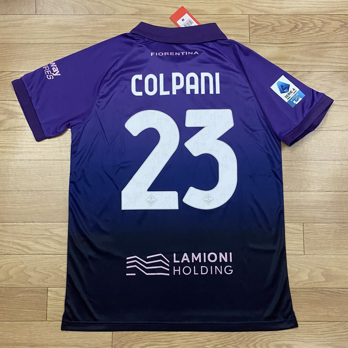 【アンドレア・コルパニ】ACFフィオレンティーナ x Luisa Via Roma 24/25 4th 半袖 ユニフォーム_画像1