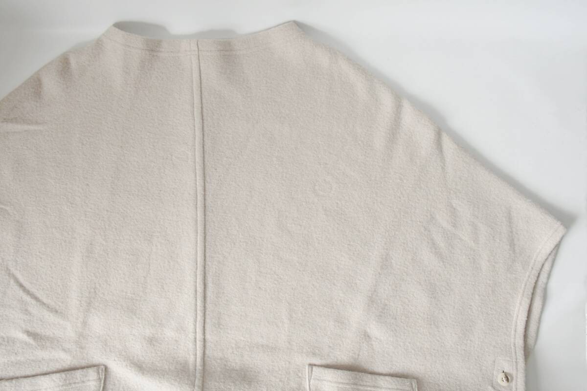 横浜元町 grape:ブークレウール ポンチョ/チュニック/グレープ/美品_画像4