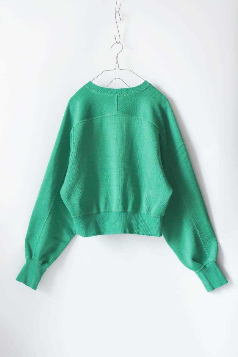 美品 ADAM ET ROPE:接結スナップカーディガン/サステナブル/手洗い可/アダムエロペ_画像2