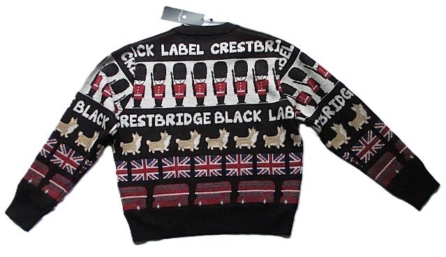 ☆定価39600☆男女兼用可☆ブラックレーベル・クレストブリッジ ブリティッシュフェスティブニット☆_画像3