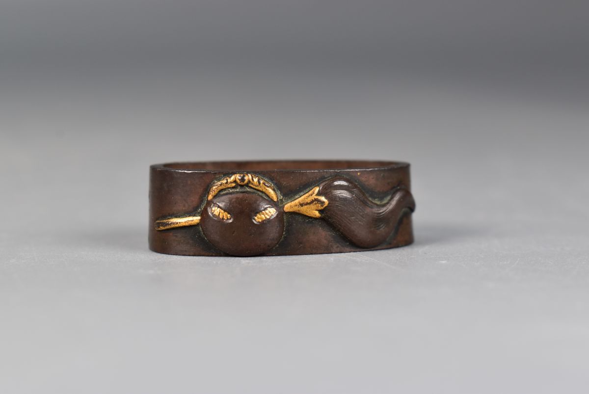 . голова .. Edo времена японский меч принадлежности меч . изобразительное искусство 28g②