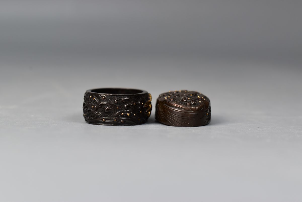 . голова птица волна золотой японский меч принадлежности меч . изобразительное искусство 32g①