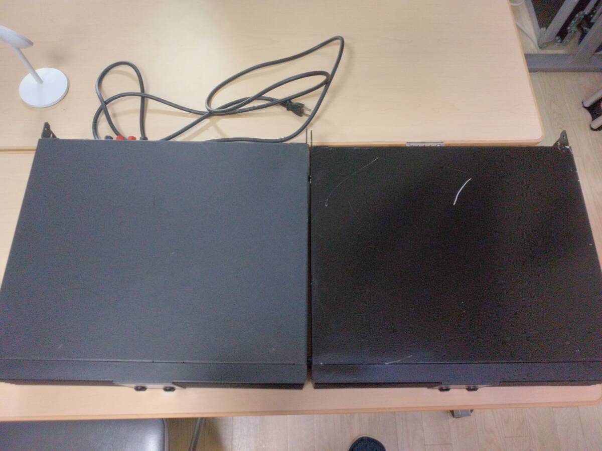 [ работоспособность не проверялась * текущее состояние товар ]Panasonic RAMSA WP-1100A / WP-1200A усилитель мощности 2 шт. комплект для бизнеса звук PA оборудование 