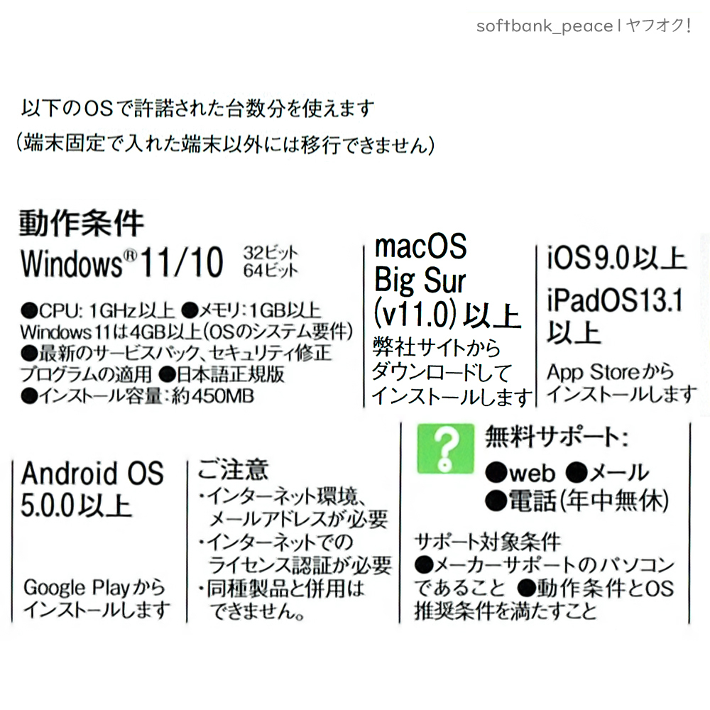 送料無料ネ「 ZERO ウイルスセキュリティ 1台 ソフト CD 製品版 正規品」Windows 11 Win 10 Mac OS13 スマホ タブレット iPad ウイルス 用_画像8