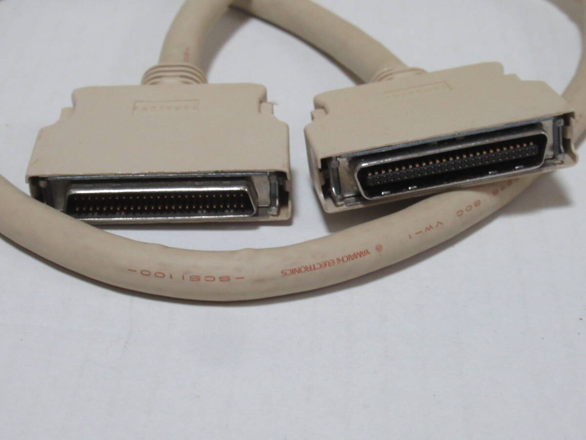 動作確認済アンフェノール50ピン-くし型(50ピン)SCSIケーブル 約60cm X68000やPC98等のレトロPCなどに_画像2