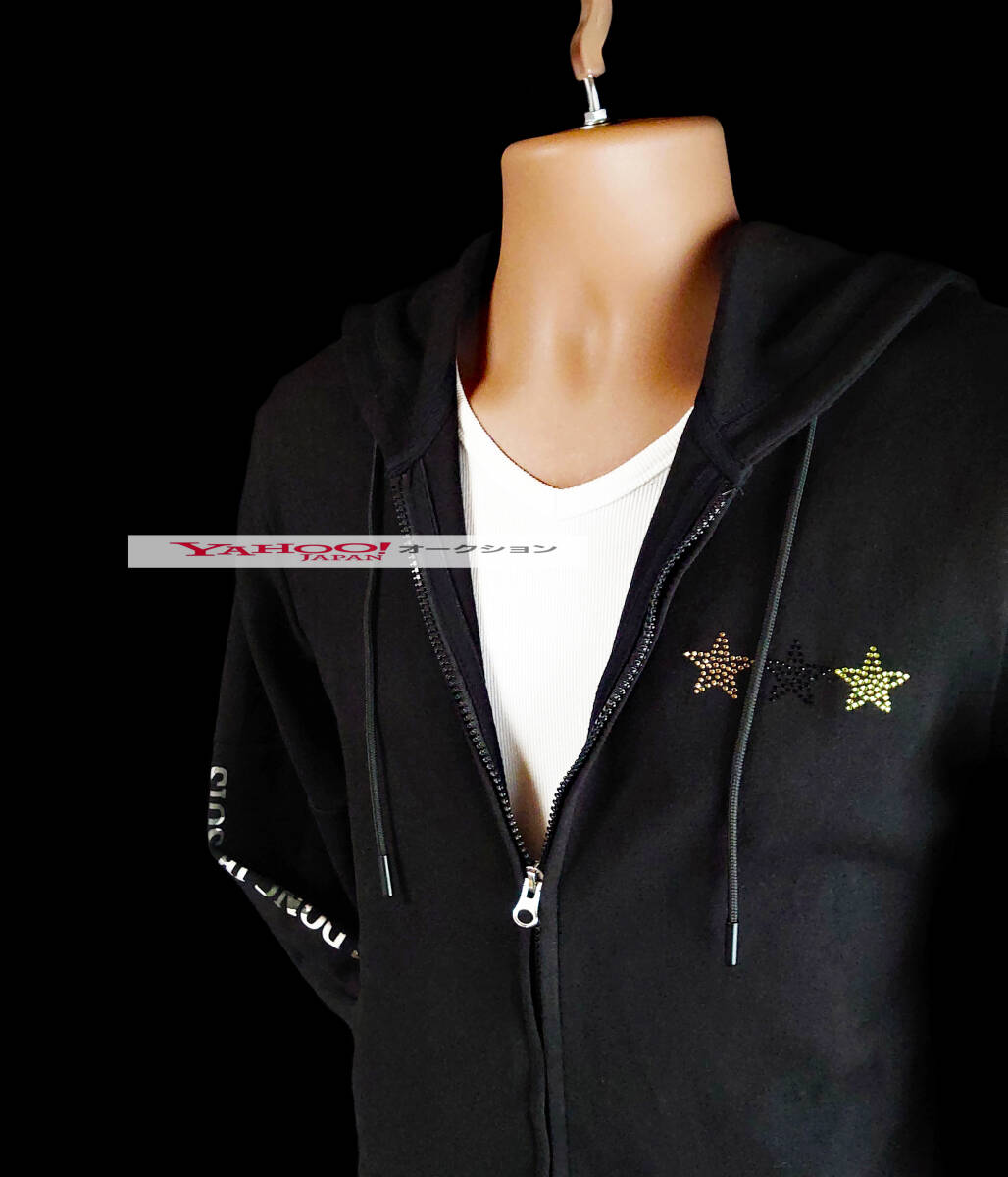 ☆ 美品 CavariA ブラック セットアップ スエットパーカー キャバリア 黒 L_画像3