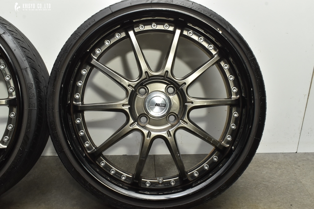 【カスタム用に】SSR Professor SP5R 17in 6.5J +32/+45 PCD100 ナンカン NS-20 165/40R17 N-BOX アルト スペーシア ワゴンR タント_画像6