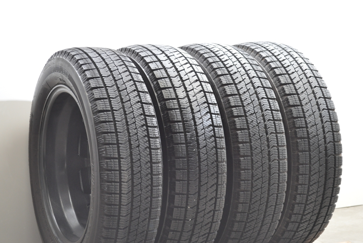 【美品】DOS 14in 4.5J +45 PCD100 ブリザックVRX2 155/65R14 N-BOX N-ONE N-WGN デイズ ルークス アルト スペーシア タント デリカミニ_画像8