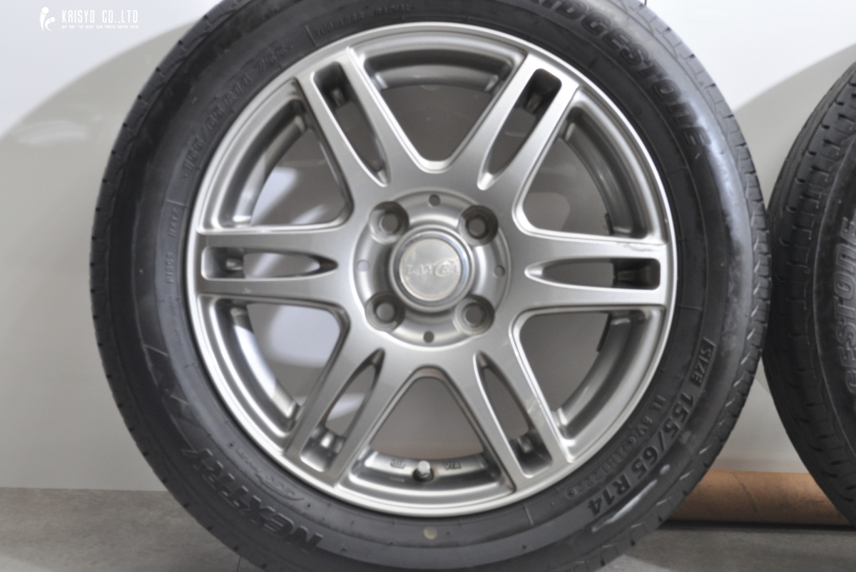 【交換用に】LAYCEA 14in 4.5J +45 ネクストリー 155/65R14 N-BOX N-ONE モコ デイズ ワゴンR アルト スペーシア タント ムーブ ウェイク_画像5