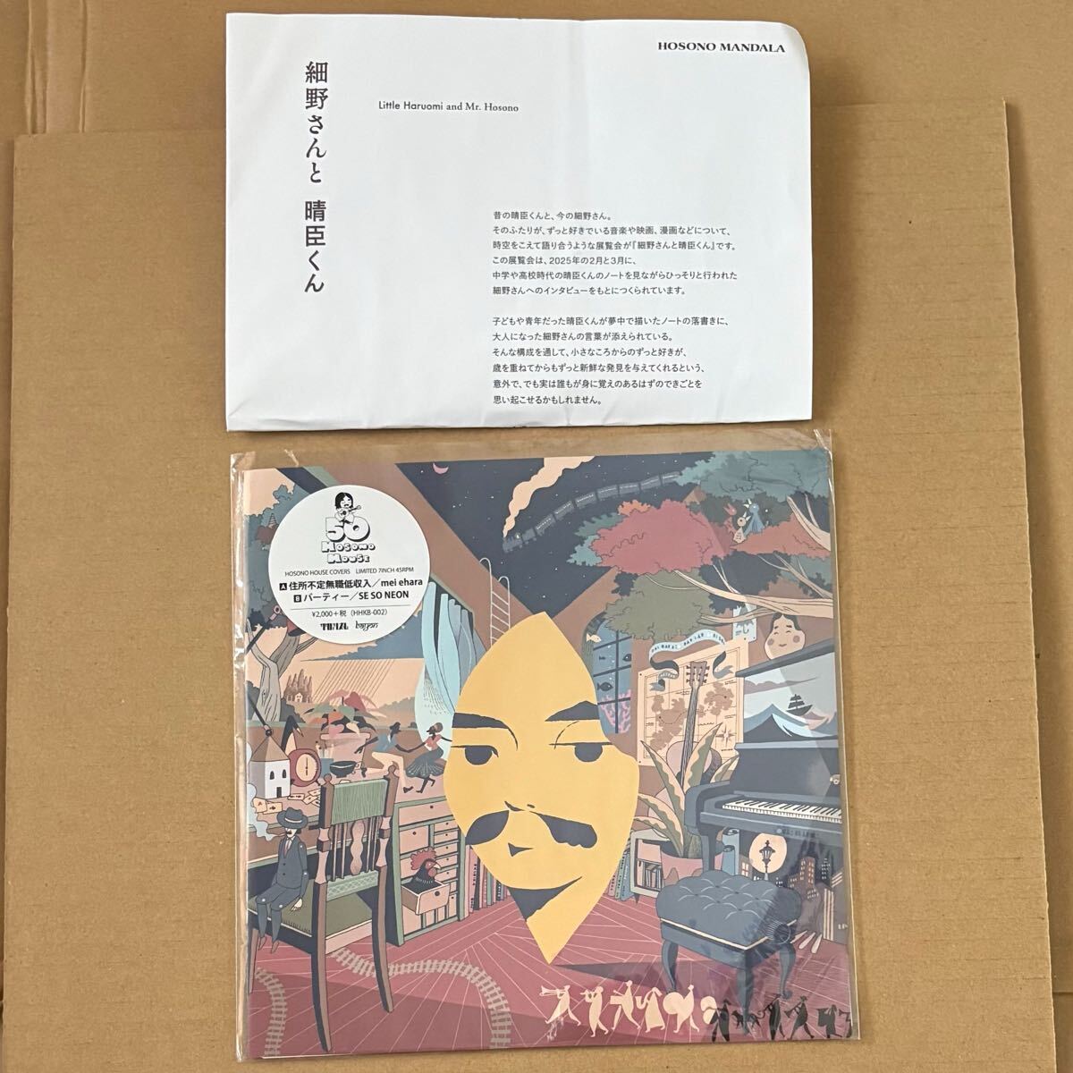 HOSONO HOUSE COVERS 限定 7inch mei ehara SE SO NEON 細野晴臣 カクバリズム Haruomi Hosono 柳智之 Kaoru Sato Bayon Production medium_画像1