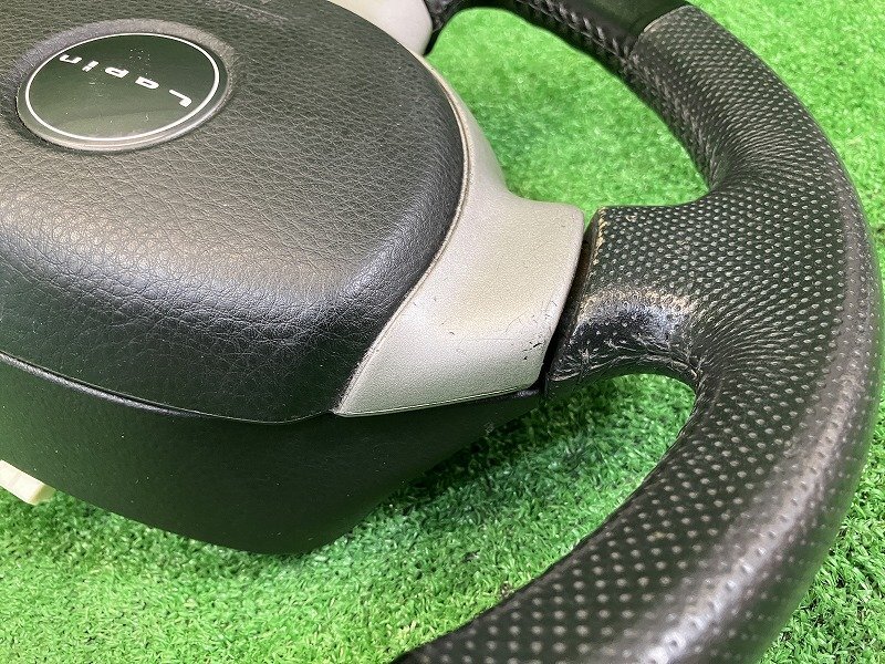 * Lapin HE21S VERSION-V кожа рулевой механизм руль немного поцарапан * "линейная" царапина(ы) * повреждение потертость есть стоимость доставки размер [B]