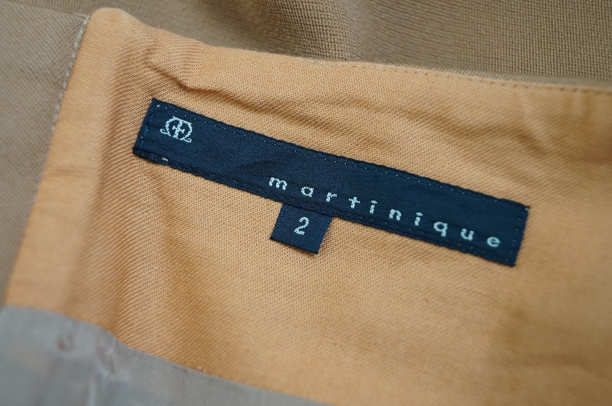 ★martinique（マルティニーク）*秋冬オススメ ウール混フレアスカート　キャメル2*　古着のgplus広島　2511t1　_画像8