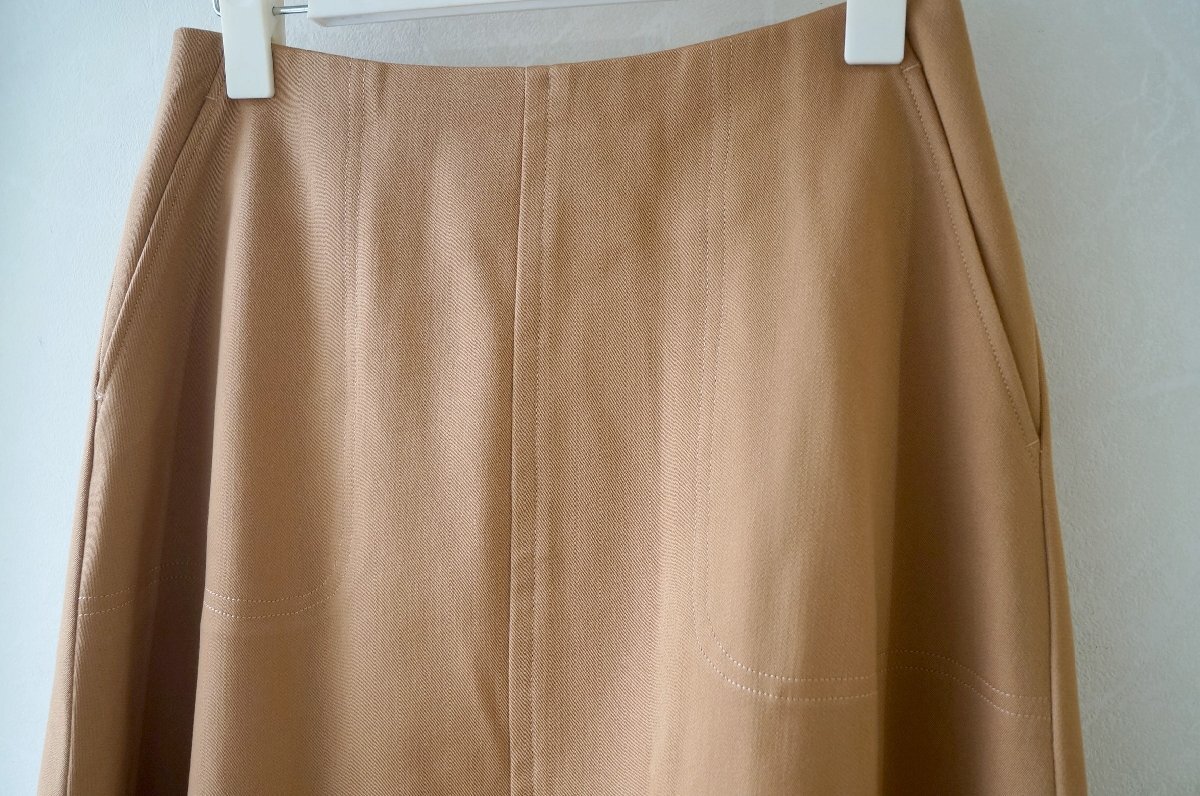 ★martinique（マルティニーク）*秋冬オススメ ウール混フレアスカート　キャメル2*　古着のgplus広島　2511t1　_画像6
