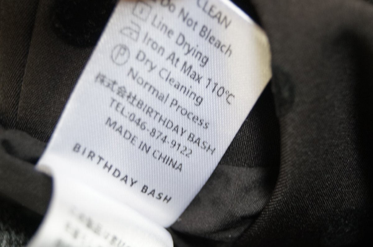 ★ birthday bash / バースデーバッシュ * フロッキープリント ドットオールインワン　/黒　*　古着のgplus広島　2511t3_画像8