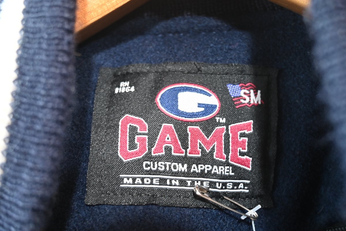 ★2022年　GAME×スピック＆スパン　*袖革　スタジャン アメリカ製/size:S//定価￥59.950*　古着のgplus広島　2511r2_画像4