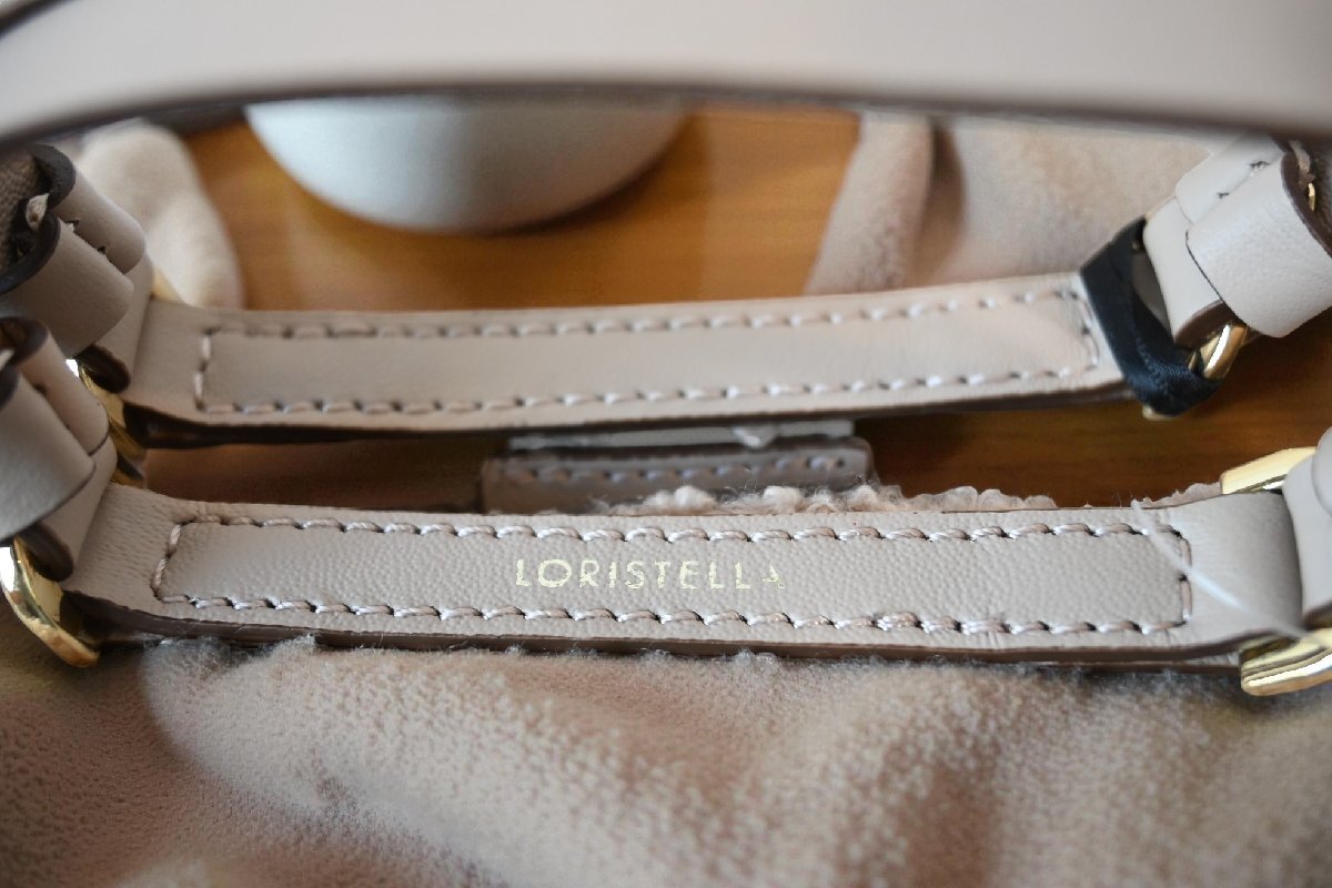 ★タグ有　未使用　2022年　LORISTELLA/AP STUDIO *ボアチェーン2wayバッグ　ベージュ//定価￥16.500*　古着のgplus広島　2511r3_画像10