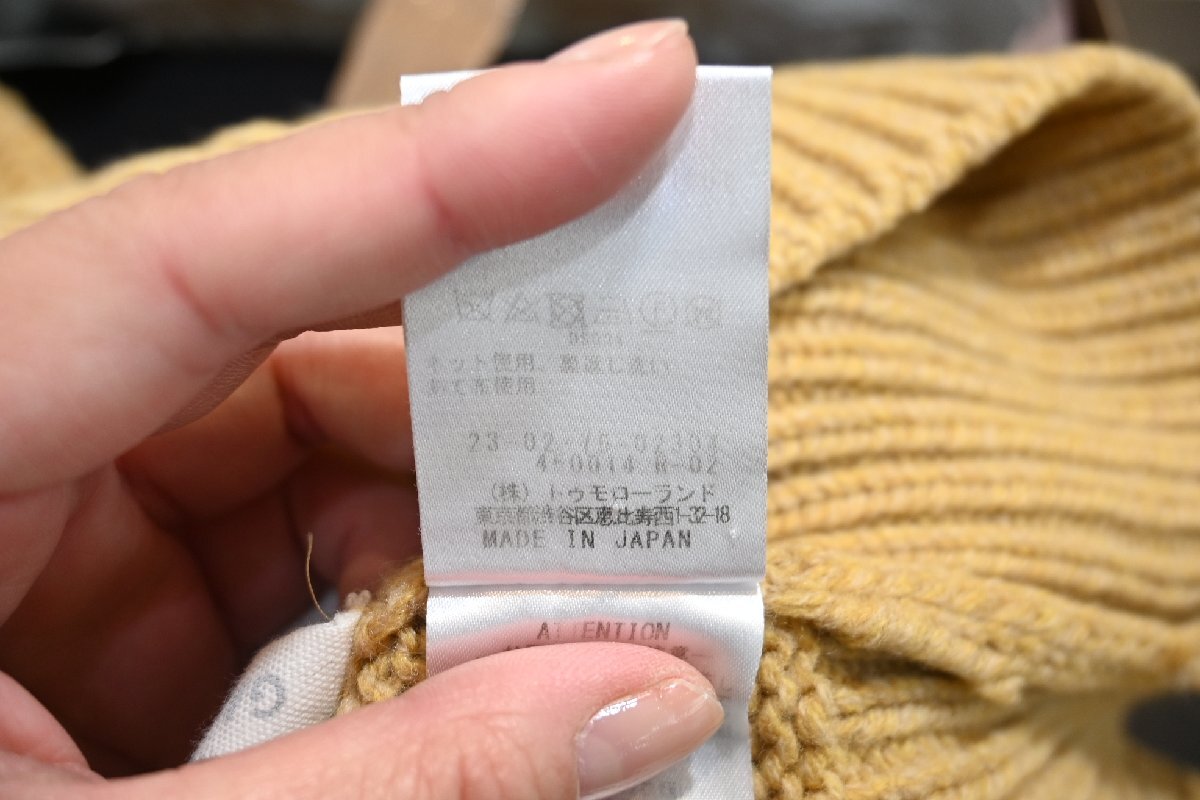★トゥモローランド/GALERIE VIE　*スーパーファインウール　タートルネックニットプルオーバー//定価￥26.400*　古着のgplus広島　2511r4_画像8