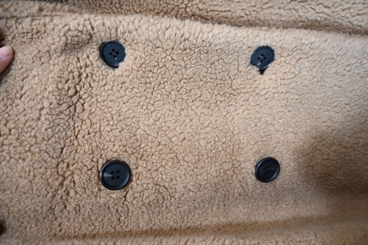 ★2024年　ドゥーズィエムクラス/EVERYDAY I LIKE *もこもこ　テディベア　テーラーカラーコート//定価￥86.900*　古着のgplus広島　2511r4_画像5