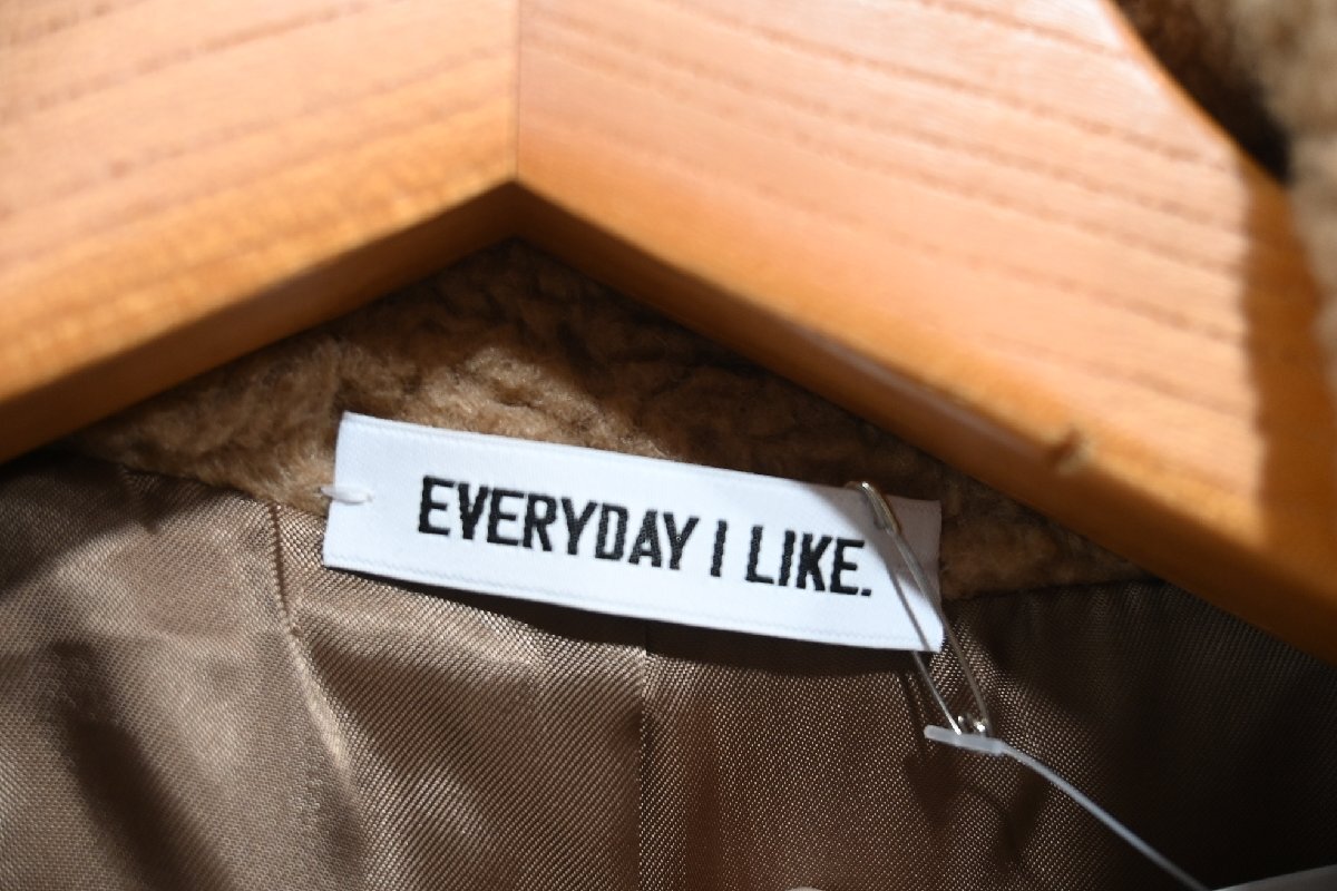★2024年　ドゥーズィエムクラス/EVERYDAY I LIKE *もこもこ　テディベア　テーラーカラーコート//定価￥86.900*　古着のgplus広島　2511r4_画像6