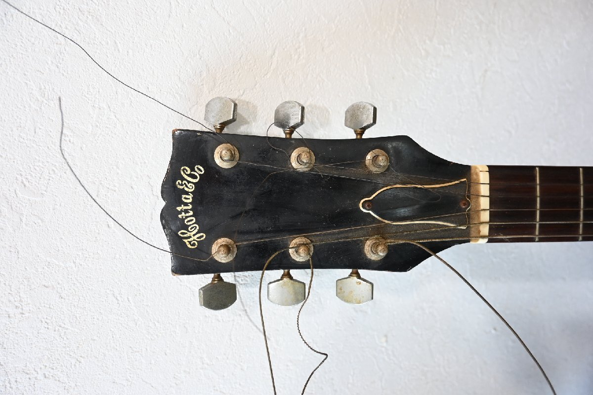 ○アコースティックギター 2点セット HOTTA 艶のよいギター 古道具のgplus広島 2511i_画像5