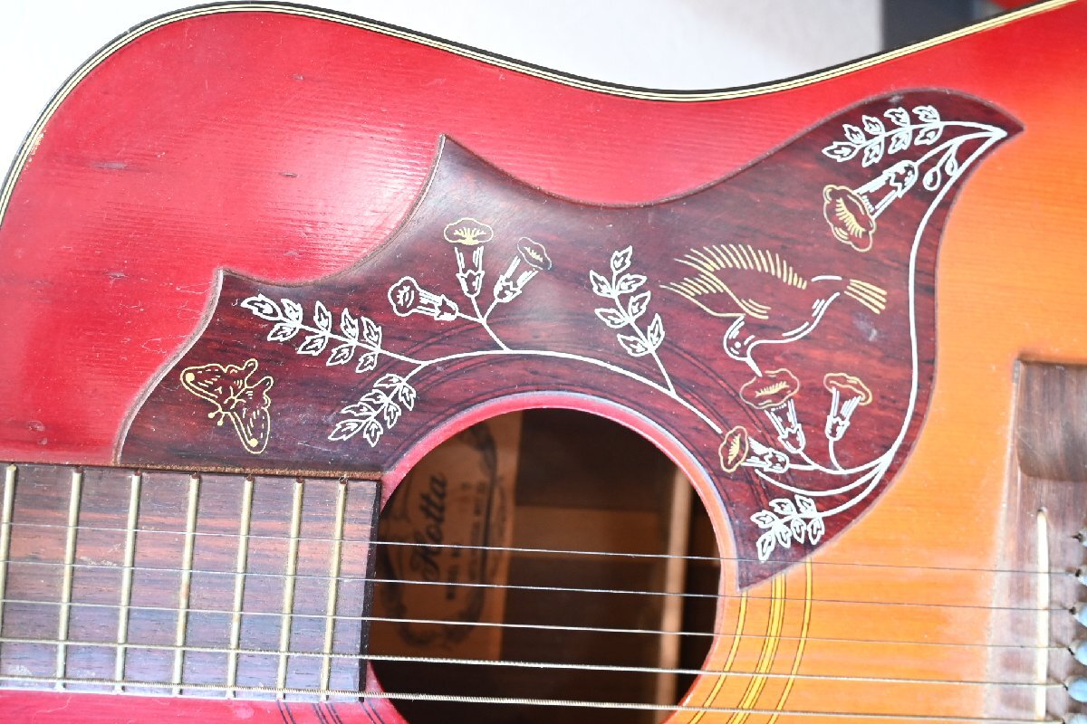 ○アコースティックギター 2点セット HOTTA 艶のよいギター 古道具のgplus広島 2511i_画像6