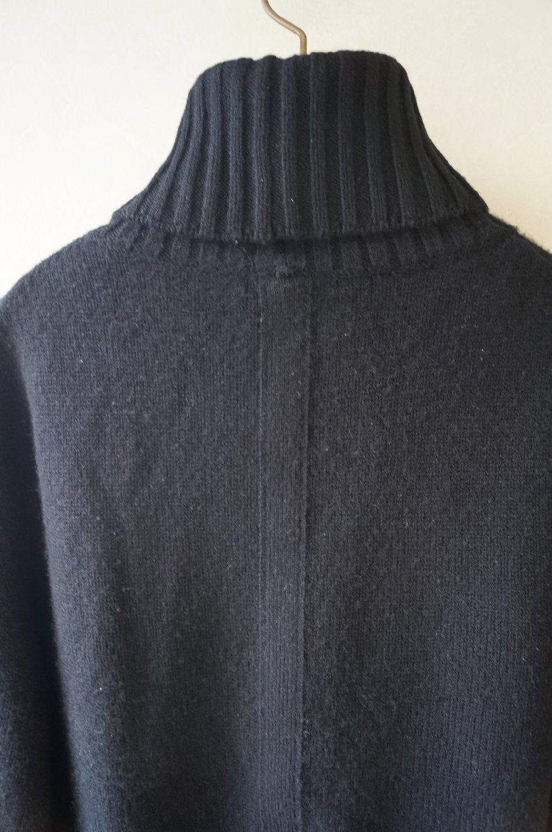 ★ ユナイテッドアローズ *秋冬 カシミヤ混ウール バイアスタートルネックニット　/黒 /定価\19,800*　古着のgplus広島　2511t1　_画像7