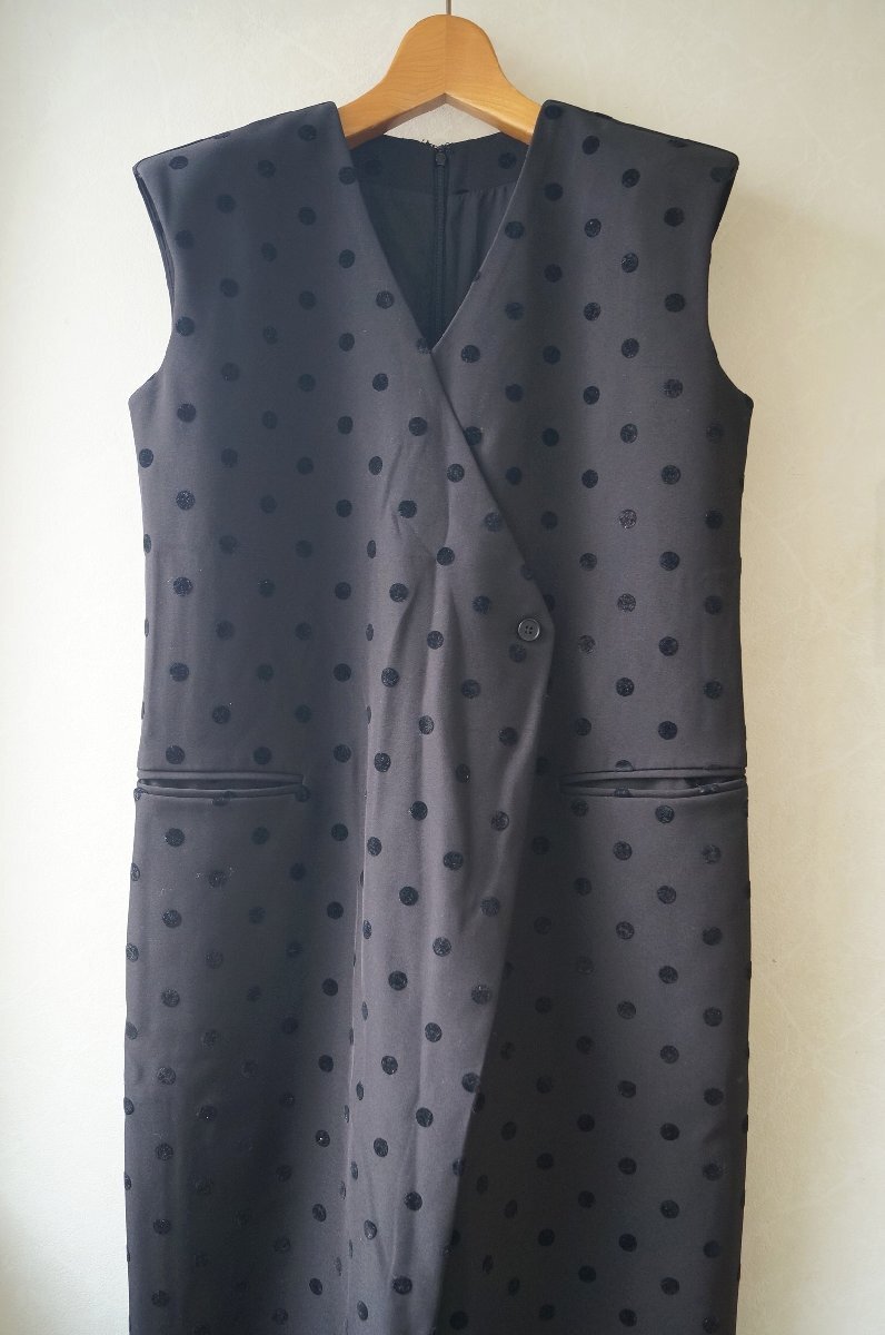 ★ birthday bash / バースデーバッシュ * フロッキープリント ドットオールインワン　/黒　*　古着のgplus広島　2511t3_画像3