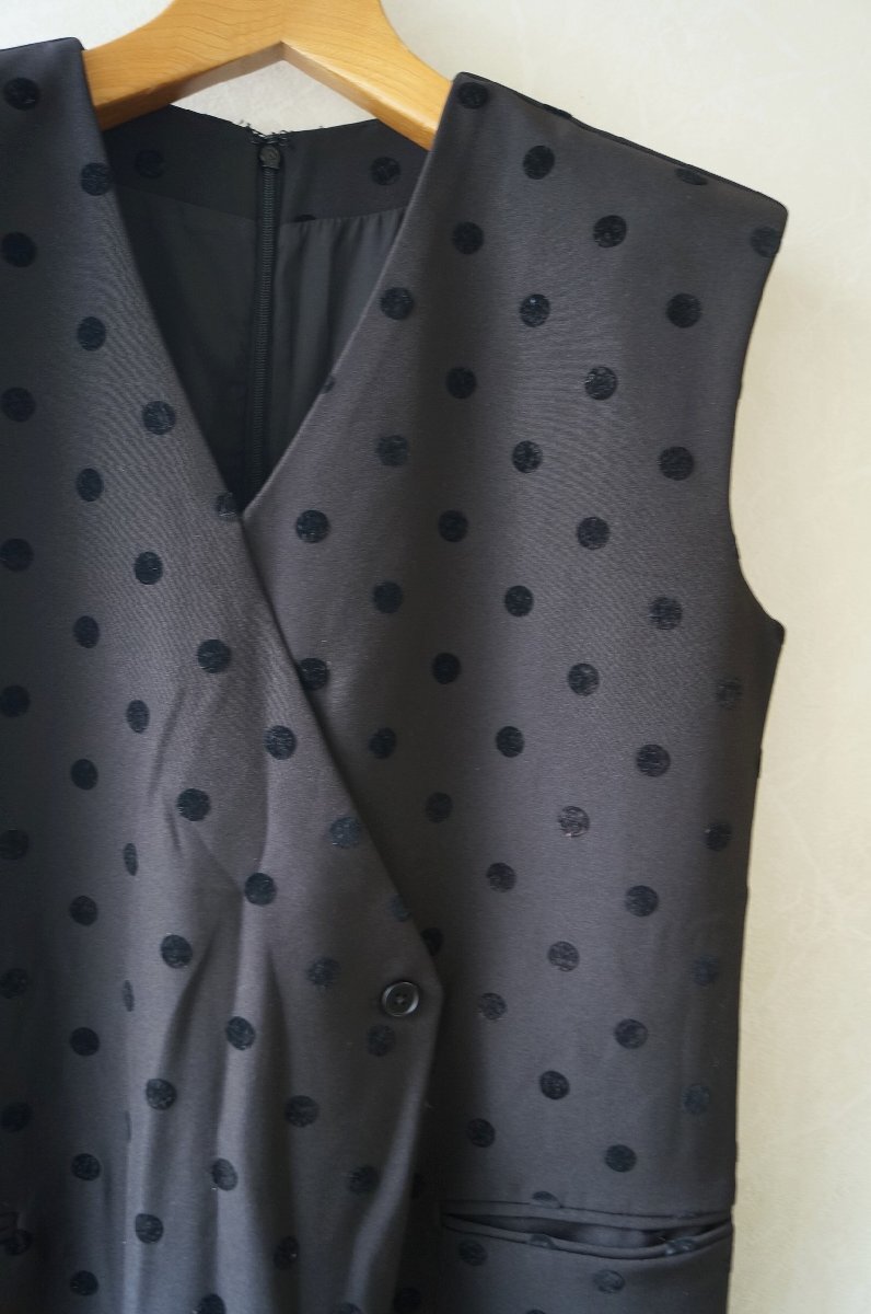 ★ birthday bash / バースデーバッシュ * フロッキープリント ドットオールインワン　/黒　*　古着のgplus広島　2511t3_画像6