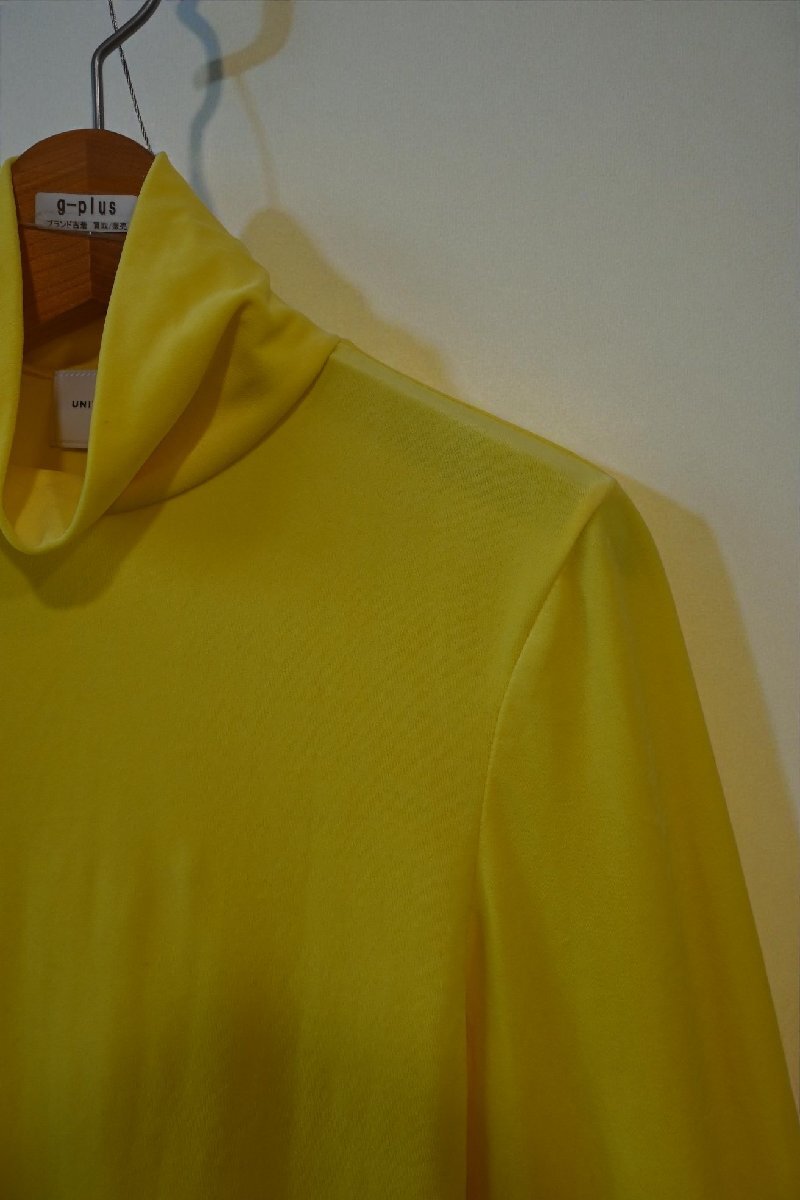 ★送料無料！2022年　ユナイテッドアローズ　*薄手ベロア　タートルネックカットソー//定価￥12.100*　古着のgplus広島　2511r1_画像6