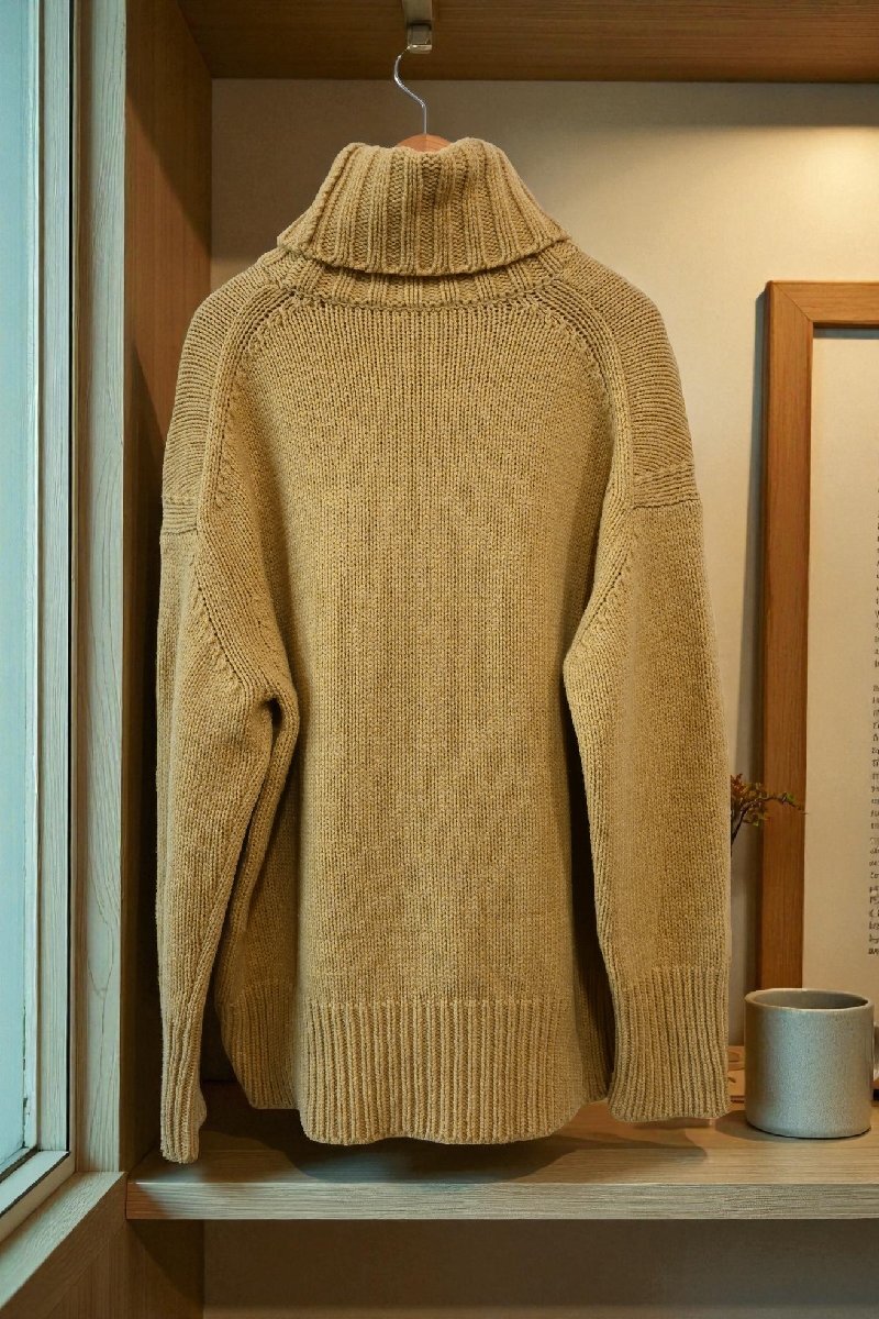 ★トゥモローランド/GALERIE VIE　*スーパーファインウール　タートルネックニットプルオーバー//定価￥26.400*　古着のgplus広島　2511r4_画像6