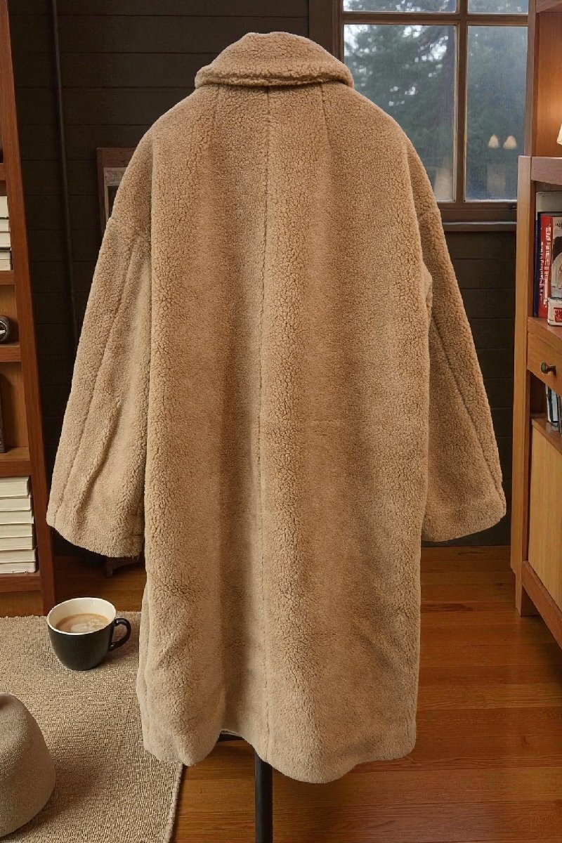 ★2024年　ドゥーズィエムクラス/EVERYDAY I LIKE *もこもこ　テディベア　テーラーカラーコート//定価￥86.900*　古着のgplus広島　2511r4_画像7